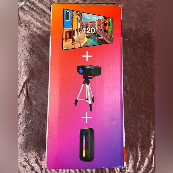 iLive Popup Theater Kit Bundle 2023 With HDMI Cord: 1080p HD Mini Projector - Picture 8 of 12